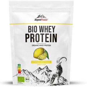 AlpenPower Bio Whey Protein- Zitrone