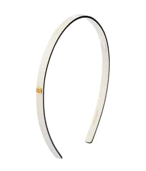 Balmain Hair Couture Cellulose Acetate Headband White/Black Small Haarreifen