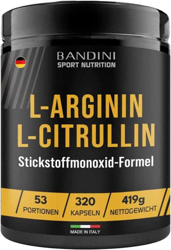 Bandini L-Arginin + L-Citrullin  Kapseln