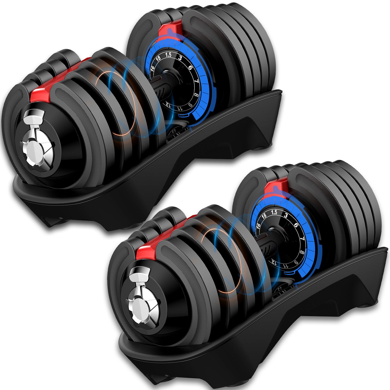 DH FitLife 18kg Verstellbare Hanteln