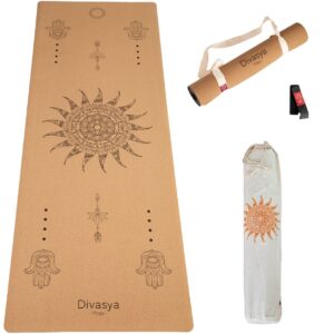 DIVASYA Kork-Yogamatte