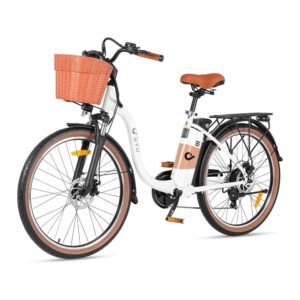 DYU C6 Pro Elektrofahrrad mit Korb