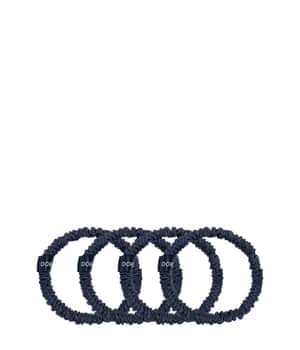 Dore & Rose Scrunchie 1 cm Set Dark Blue Haargummi