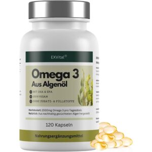 EXVital® Omega 3 Kapseln aus Algenöl
