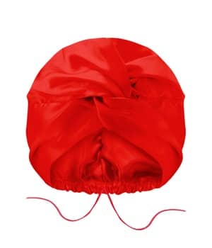 GLOV Hair Bonnet Double Layer Anti-Frizz Satin Hair Bonnet - Red Handtuch