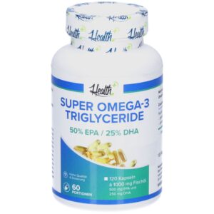HEALTH+ Super Omega 3 Triglyceride Fischöl