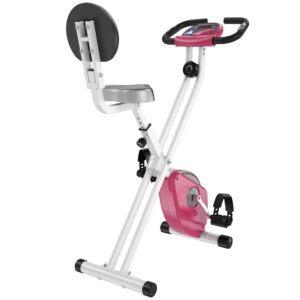 HOMCOM Faltbares Indoor-Fitnessfahrrad mit 8 Widerstandsstufen