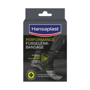 Hansaplast Performance Fußgelenkbandage L/XL | Schützende Sportbandage | Bandage für das Fußgelenk - Jetzt 20% mit dem Code hp20 sparen