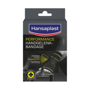Hansaplast Performance Handgelenkbandage L/XL | Schützende Sportbandage | Handgelenkschoner - Jetzt 20% mit dem Code hp20 sparen