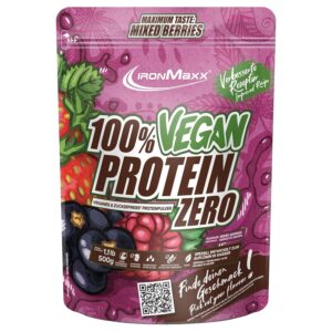 IronMaxx 100% Vegan Protein Zero mixed berries