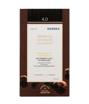 KORRES Arganöl Hochentwickelte Haarcoloration Braun / Mittelbraun 4.0 Haarfarbe
