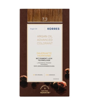 KORRES Arganöl Hochentwickelte Haarcoloration Golden / Honey Blonde / Honigblond Gold 7.3 Haarfarbe