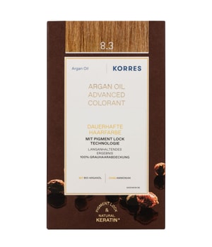 KORRES Arganöl Hochentwickelte Haarcoloration Golden Honey Light Blonde / Honigblond 8.3 Haarfarbe