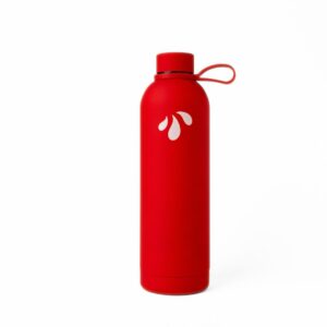 LiqVits isolierte Trinkflasche Rot