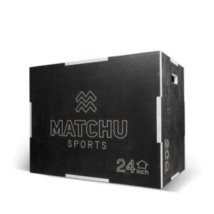 Matchu Sports - Plyobox 51x61x76 cm - Jump Box - Fitnessbox - Sprungbox- aus Holz