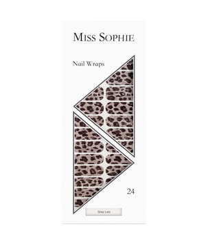 Miss Sophie UV Gel Wraps Grey Leo Nagelfolie
