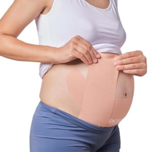 MommyTape Schwangerschaftsband Set 4 St. Schwangerschaft Bauchband Kinesiologie-Tape