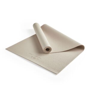 Myga Yogamatte - Sand - Rutschfeste Übungsmatte für Yoga & Fitness