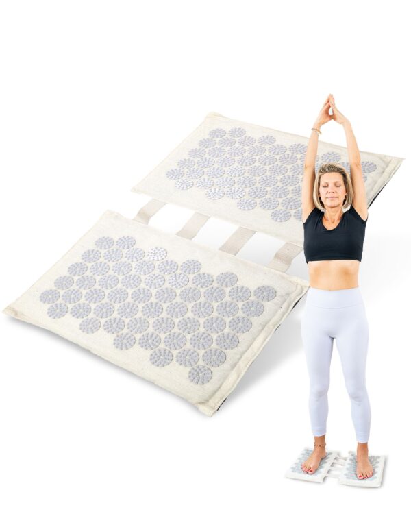 NEOLYMP Akupressur Fußmatte Beige