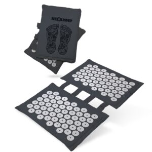 NEOLYMP Akupressur Fußmatte Grau