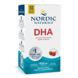Nordic Naturals DHA 830 mg Erdbeergeschmack