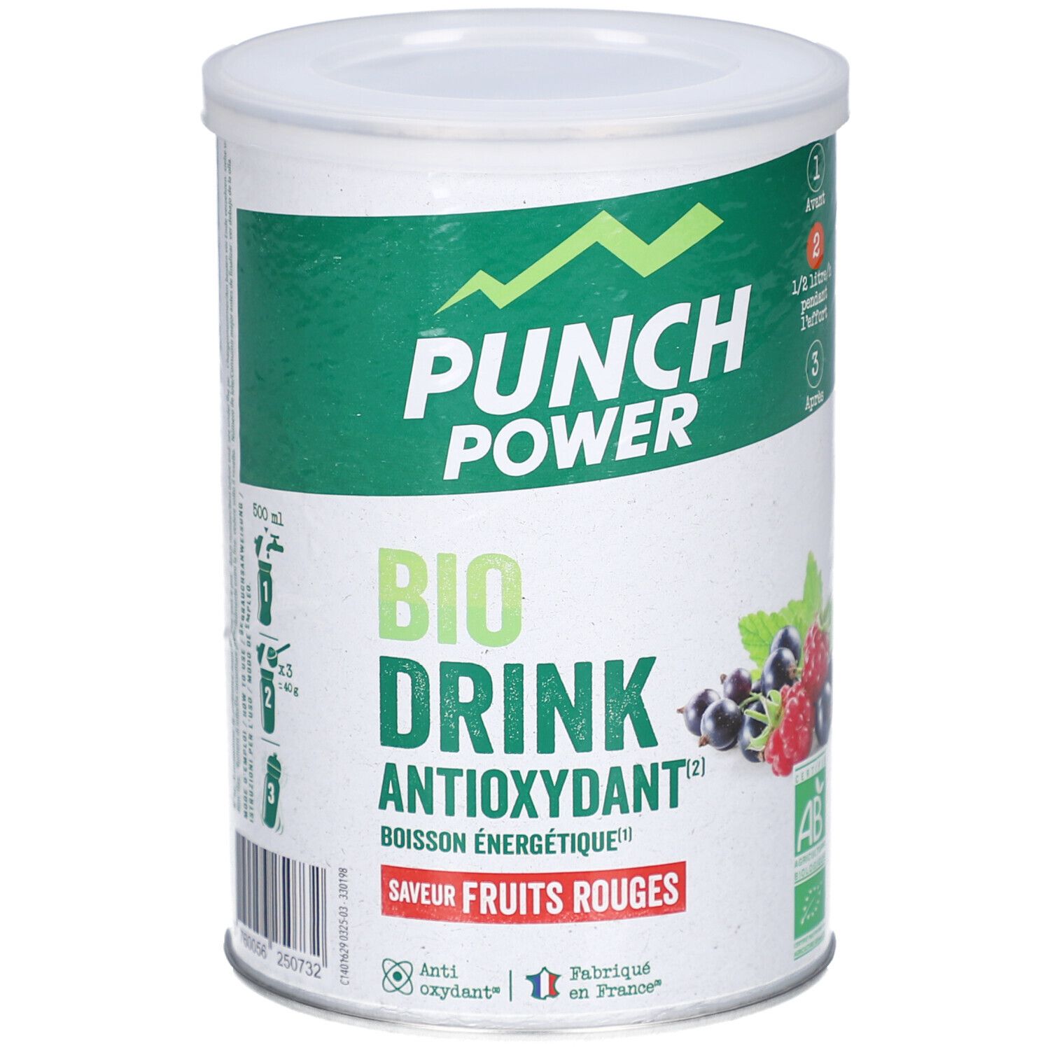 PUNCH POWER Biodrink Antioxidant BIO Rote Früchte