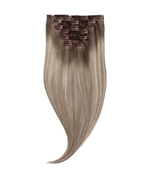 Rapunzel of Sweden Classic Clip-ins Straight / Medium Volume / 7 pieces Dark Ashy Blonde Balayage B2.6/10.7 60 cm Haarverlängerung