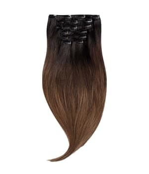 Rapunzel of Sweden Classic Clip-ins Straight / Medium Volume / 7 pieces Deep Brown ColorMelt C1.2/5.0 40 cm Haarverlängerung