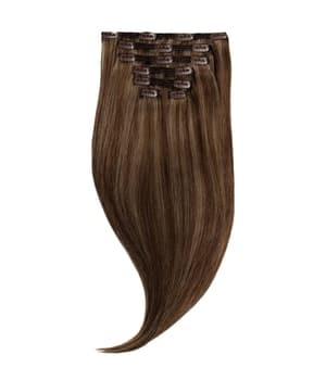 Rapunzel of Sweden Classic Clip-ins Straight / Medium Volume / 7 pieces M2.3/5.0 Chocolate Mix 40 cm Haarverlängerung