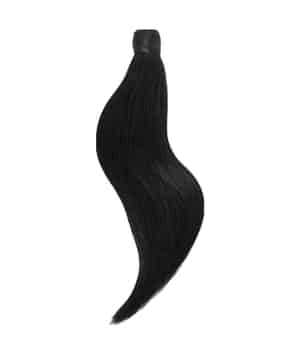 Rapunzel of Sweden Ponytail Straight / Clip-in / Medium Volume 1.0 Black 40 cm Haarverlängerung