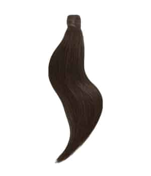 Rapunzel of Sweden Ponytail Straight / Clip-in / Medium Volume 2.3 Chocolate Brown 40 cm Haarverlängerung