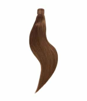Rapunzel of Sweden Ponytail Straight / Clip-in / Medium Volume 5.0 Brown 50 cm Haarverlängerung