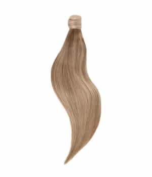 Rapunzel of Sweden Ponytail Straight / Clip-in / Medium Volume Brown Ash Blonde Balayage B5.1/7.3 40 cm Haarverlängerung