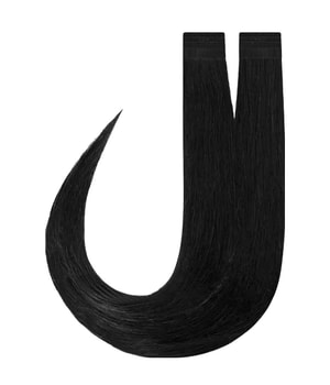 Rapunzel of Sweden Premium Tape Extensions Straight / Classic Tape 4 cm / 8 pieces 1.0 Black 50 cm Haarverlängerung