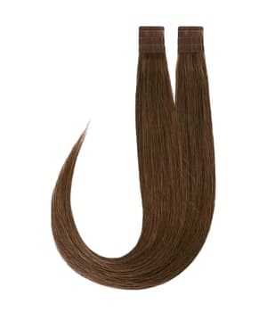 Rapunzel of Sweden Premium Tape Extensions Straight / Classic Tape 4 cm / 8 pieces 5.0 Brown 40 cm Haarverlängerung