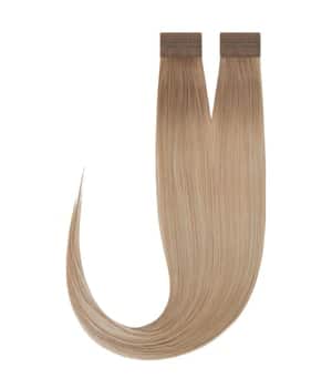 Rapunzel of Sweden Premium Tape Extensions Straight / Classic Tape 4 cm / 8 pieces Champagne Blonde Balayage B5.3/8.0 40 cm Haarverlängerung