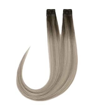Rapunzel of Sweden Premium Tape Extensions Straight / Classic Tape 4 cm / 8 pieces Dark Ashy Blonde Balayage B2.6/10.7 40 cm Haarverlängerung