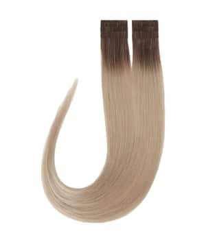 Rapunzel of Sweden Premium Tape Extensions Straight / Classic Tape 4 cm / 8 pieces Dark Cool Blonde ColorMelt C2.2/10.5 50 cm Haarverlängerung