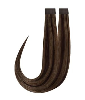 Rapunzel of Sweden Premium Tape Extensions Straight / Classic Tape 4 cm / 8 pieces M2.3/5.0 Chocolate Mix 40 cm Haarverlängerung