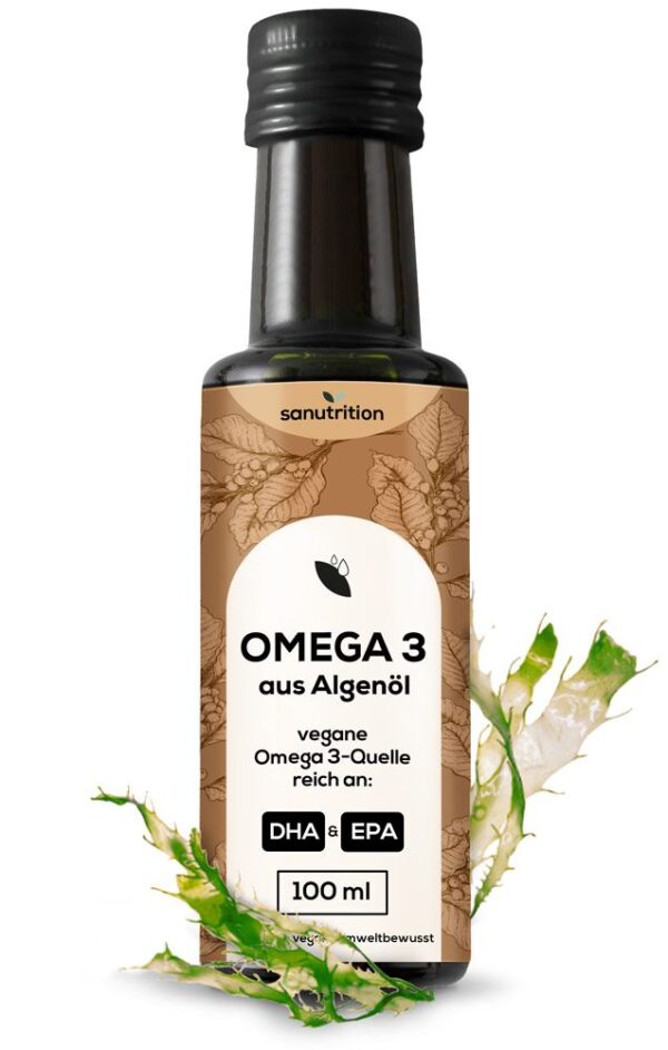 Sanutrition® - Omega 3 Öl aus Algenöl