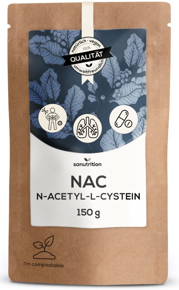 Sanutrition® - reines N-Acetyl-L-Cystein (NAC)