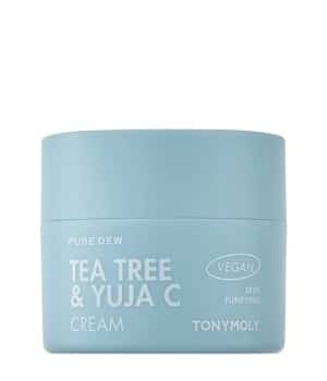 TONYMOLY Pure Dew Tea Tree & Yuja C Purifying Cream Gesichtscreme