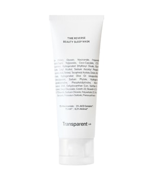 Transparent Lab Time Reverse Beauty Sleep Mask Gesichtsmaske
