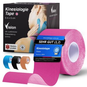 Vision Kinesiologie Tape/Kinesio Tape - 5m x 5cm - Medizinprodukt