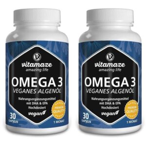 Vitamaze Omega 3 Vegan Algenöl Hochdosiert