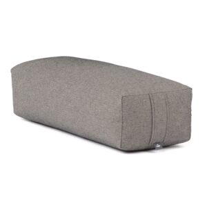 bodhi SALAMBA Yoga Bolster CLASSIC dobby schwarz | Kapok