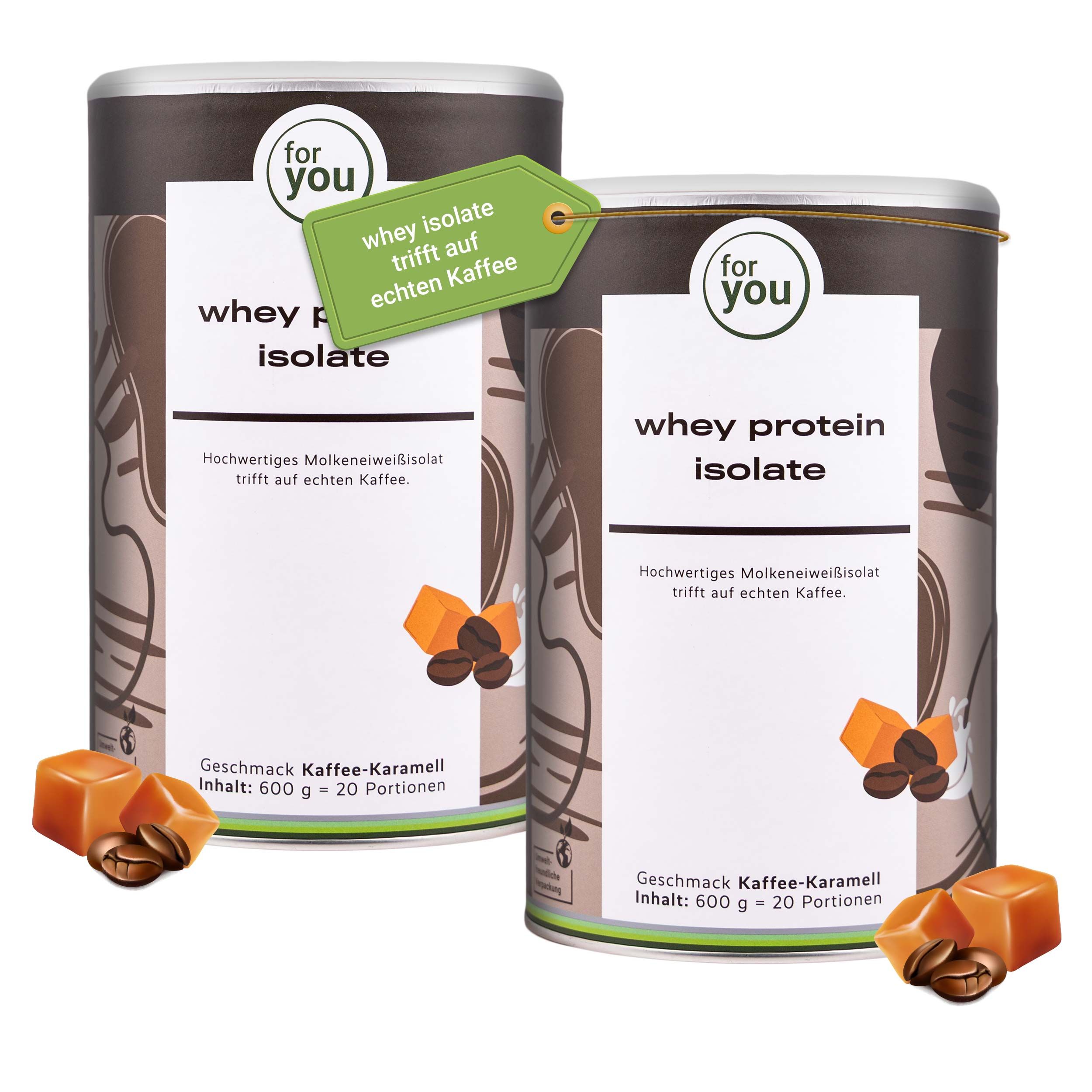 for you Whey Protein Isolate Doppelpack