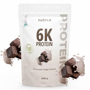 nutri+ 6K Eiweißpulver 1kg - Protein Shake ohne Whey