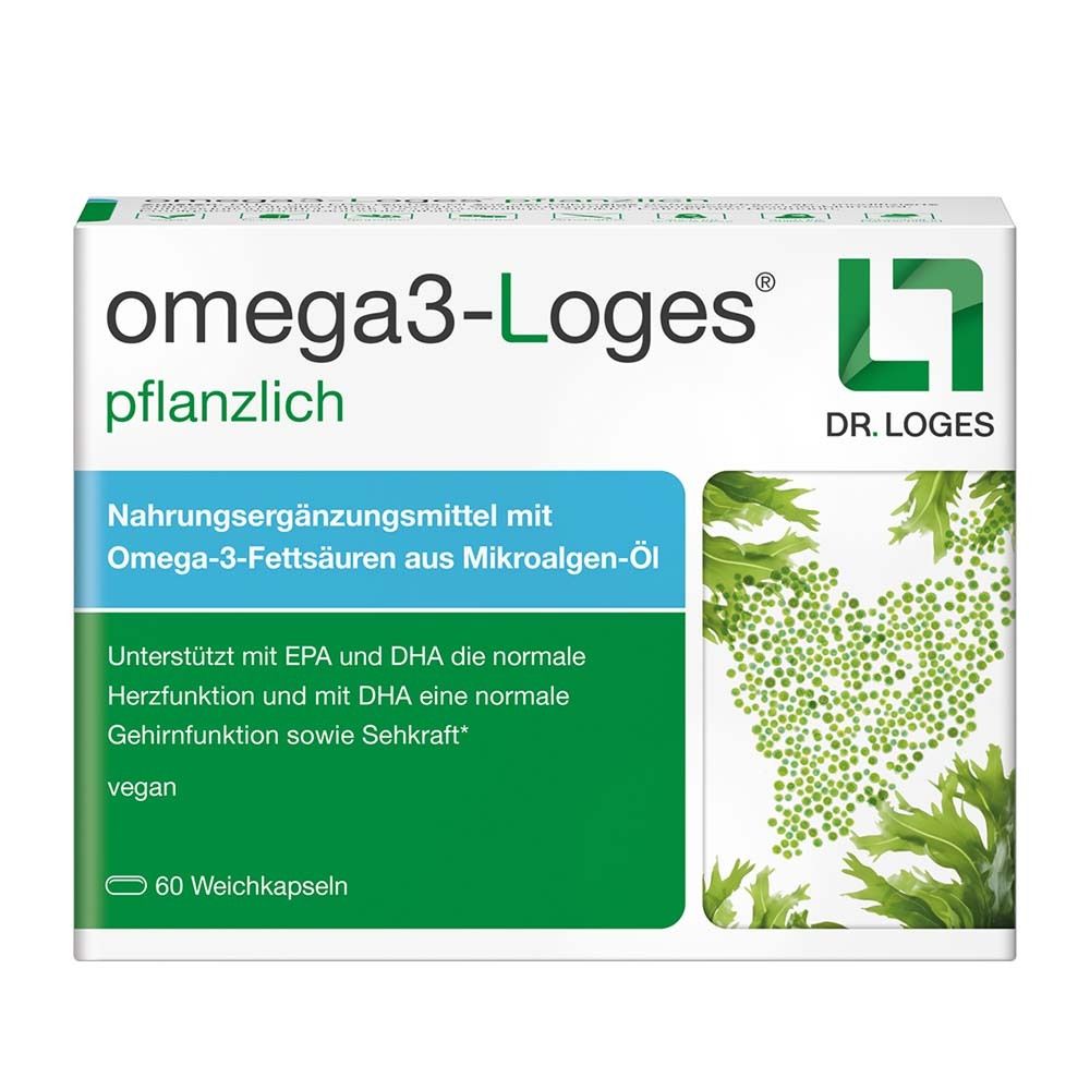 omega3-Loges pflanzlich – Omega-3 Kapseln vegan