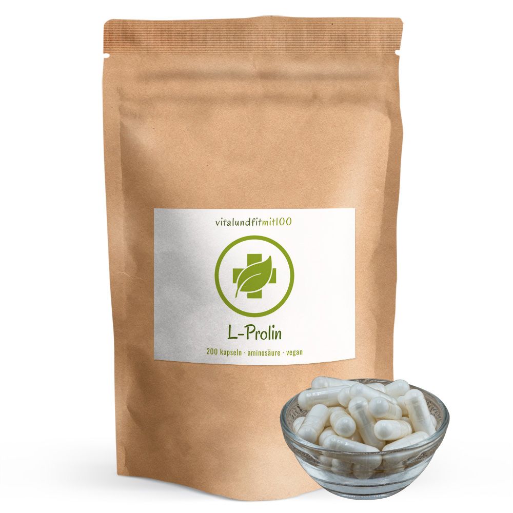 vitalundfitmit100® L-Prolin Kapseln